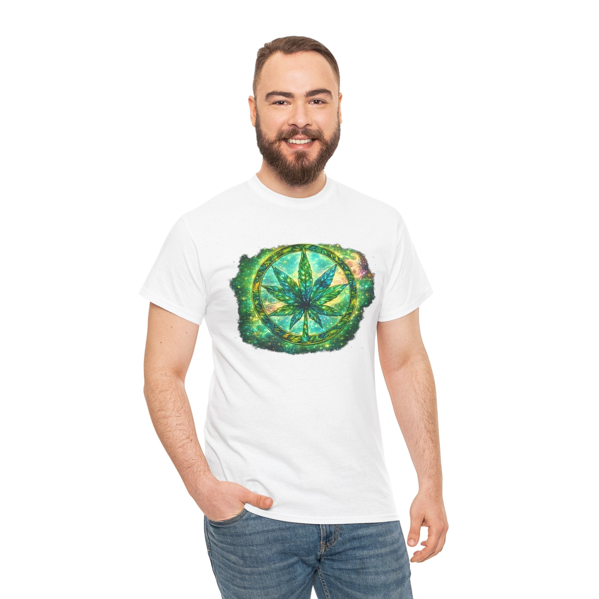 Marijuana Leaf Tie-Dye T-Shirt
