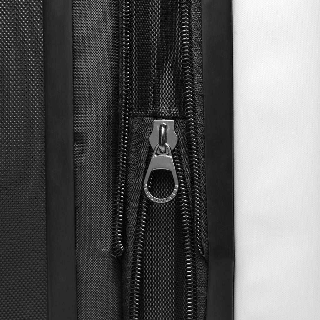 Suitcase — "Just Vibing" Mom Fuel Travel Luggage with Botanical Coffee & Hemp Pattern
