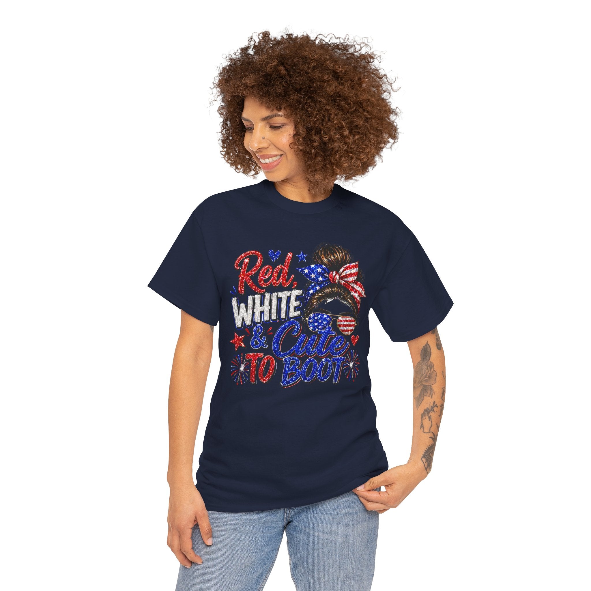 Patriotic 'Red White & Cute To Boot' Tee