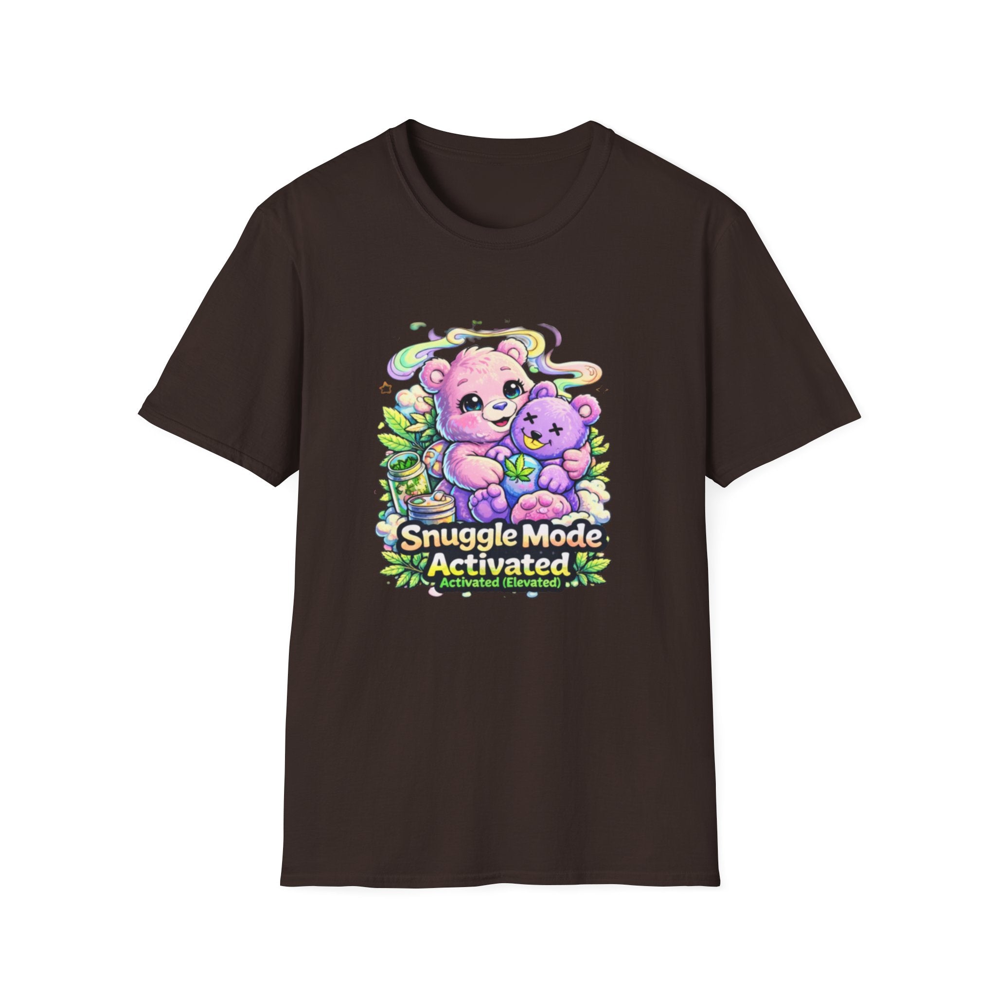 Snuggle Mode Activated T-Shirt — Cute Bear Cuddle Graphic Tee