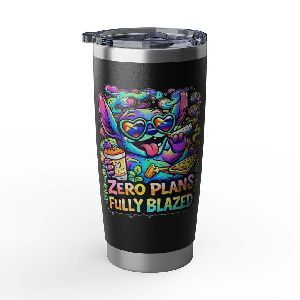 20oz Tumbler — Colorful Vagabond Travel Cup with 'Vagabond' Adventure Artwork