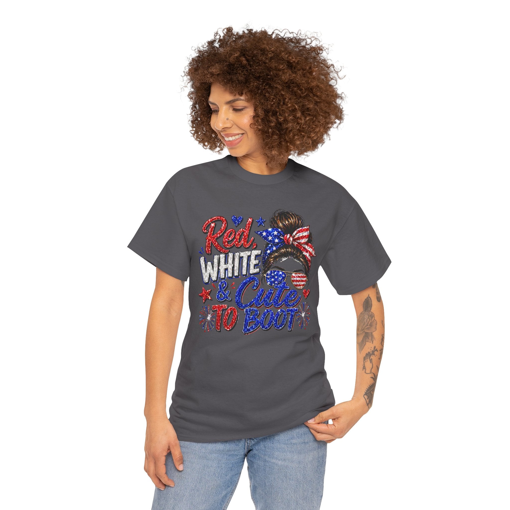 Patriotic 'Red White & Cute To Boot' Tee