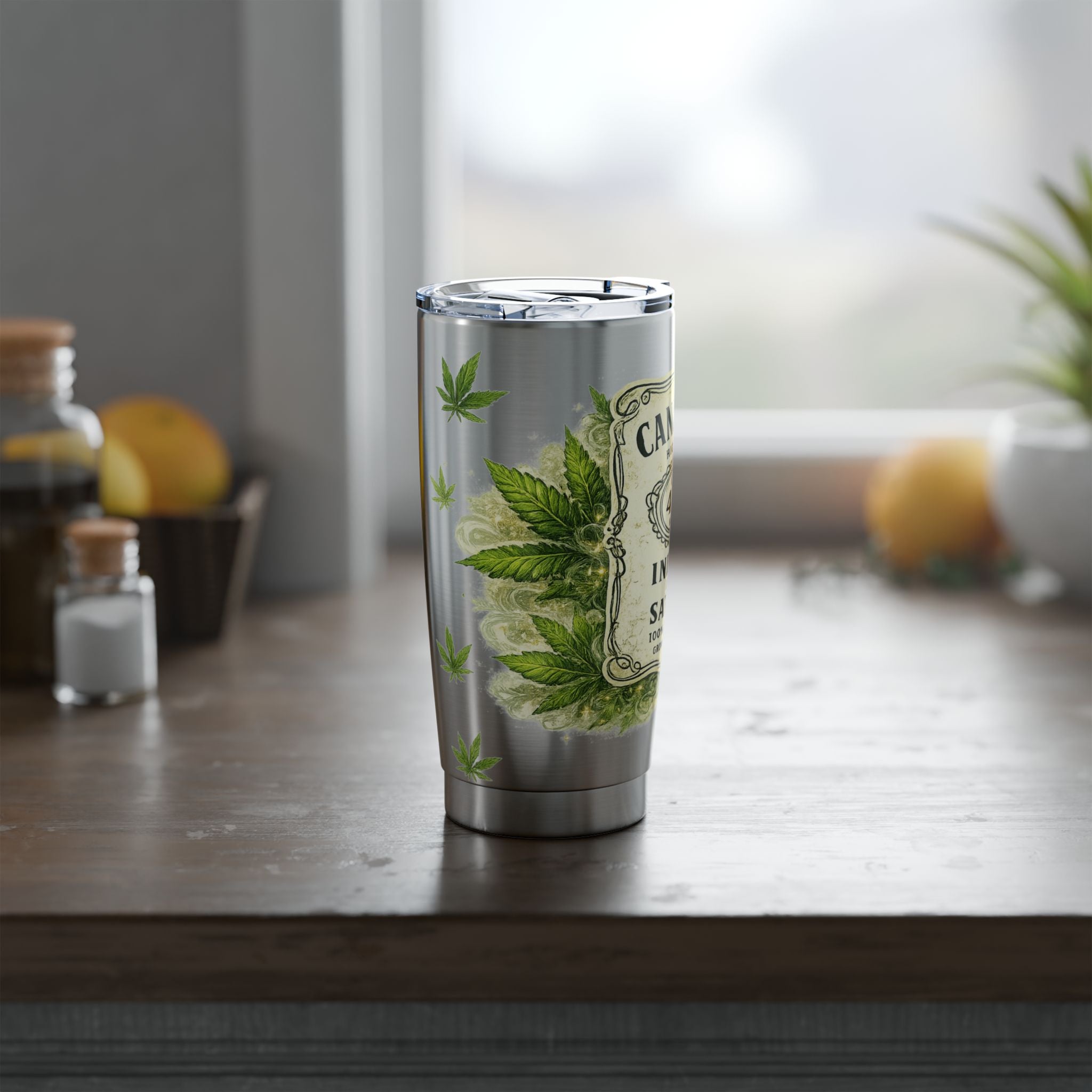 Cannabis 420 Tumbler — 20oz Insulated Vagabond Travel Cup