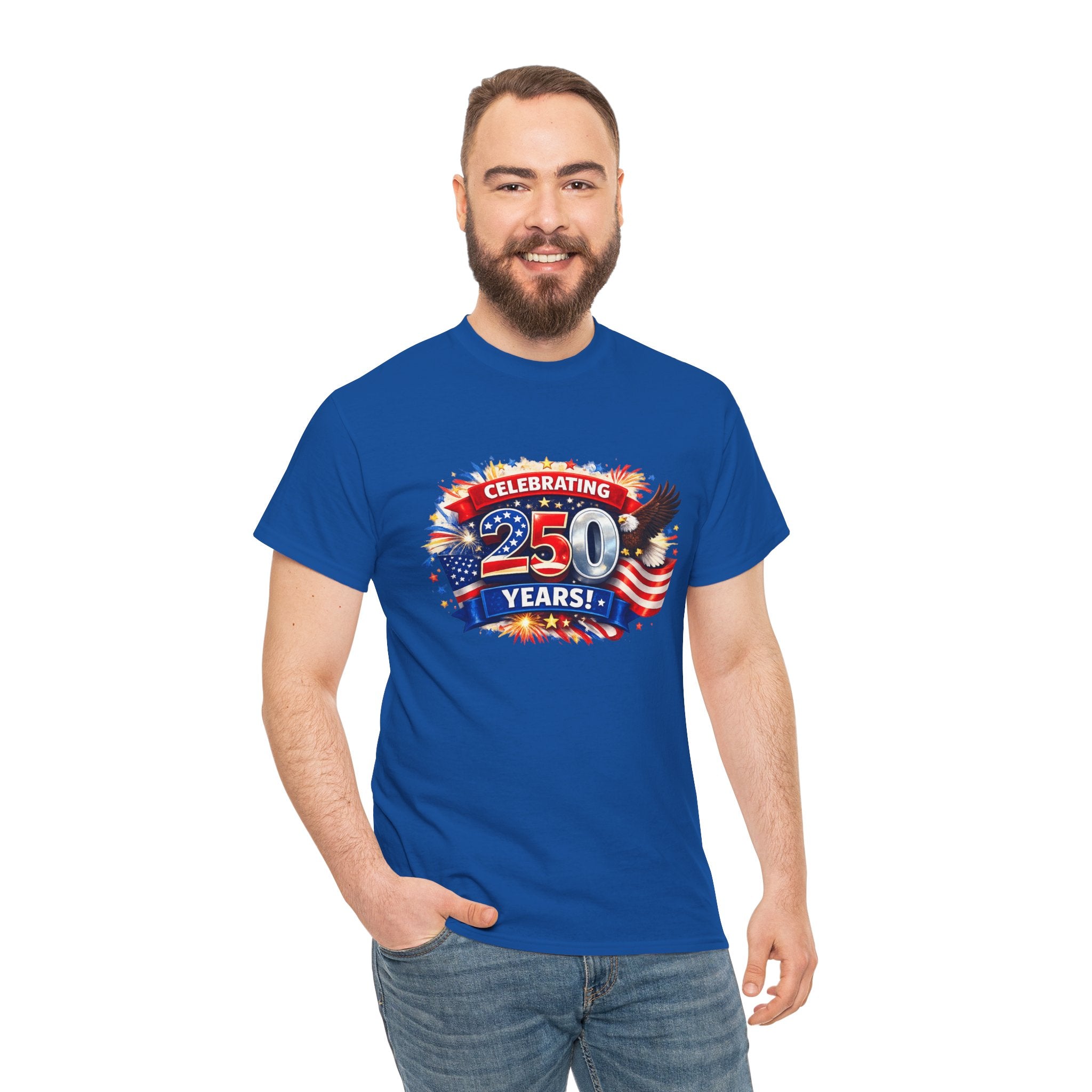 Celebrating 250 Years! Patriotic 250th Anniversary T-Shirt