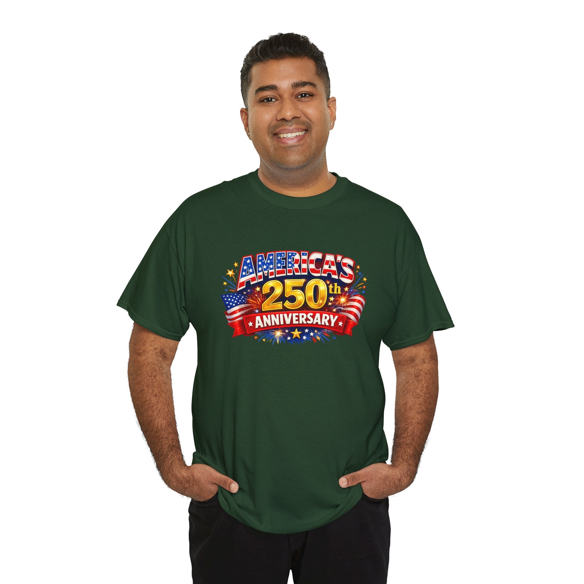 America's 250th Anniversary T-Shirt — Patriotic 4th of July Tee