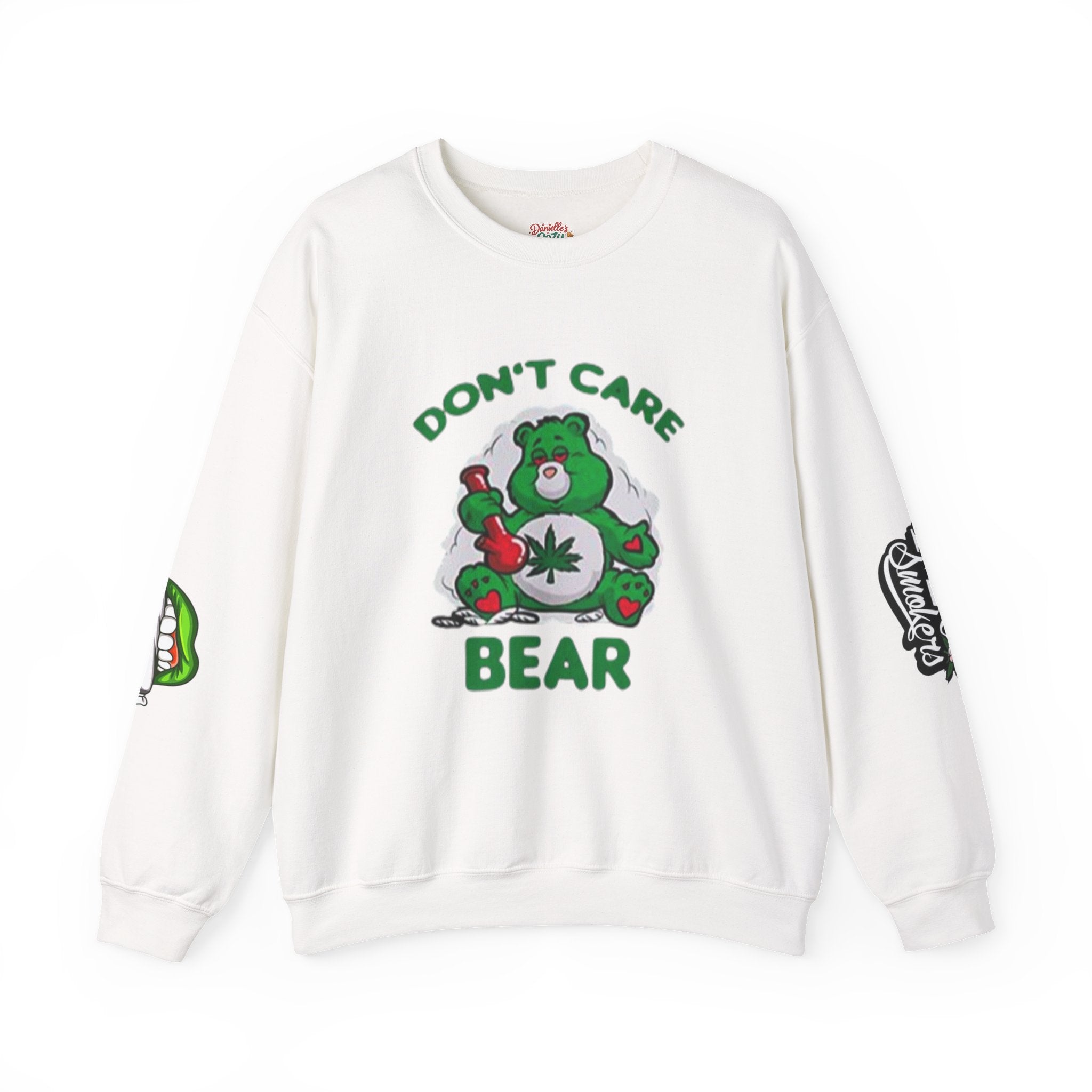I Don't Care Bear Sweatshirt — Funny Graphic Crewneck