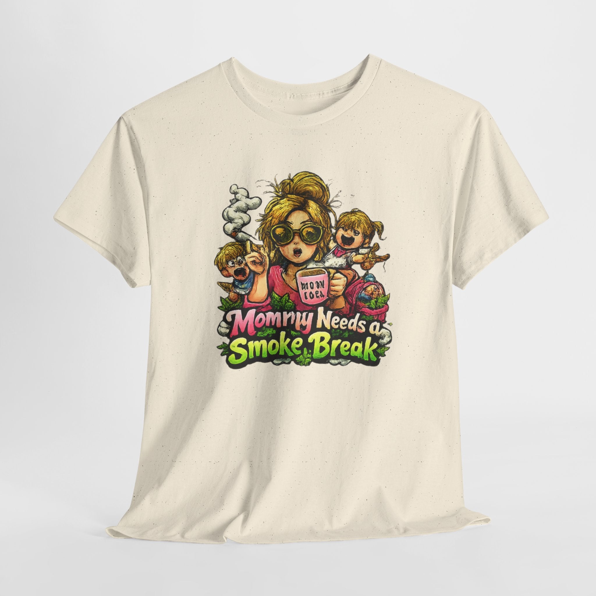 Mommy Needs a Smoke Break T-Shirt — Funny Mom Graphic Tee
