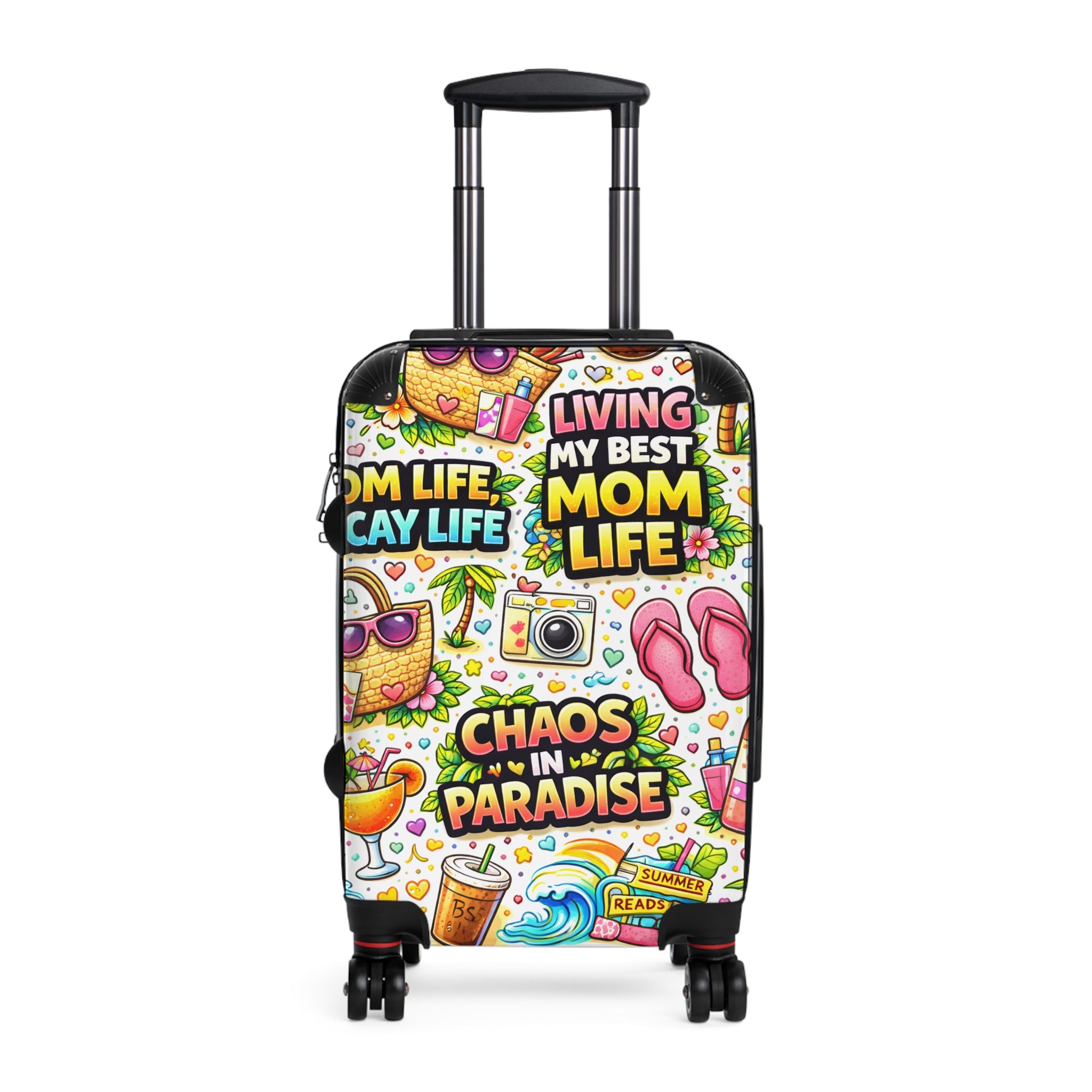 Suitcase – "Living My Best Mom Life: Chaos in Paradise" Carry-On