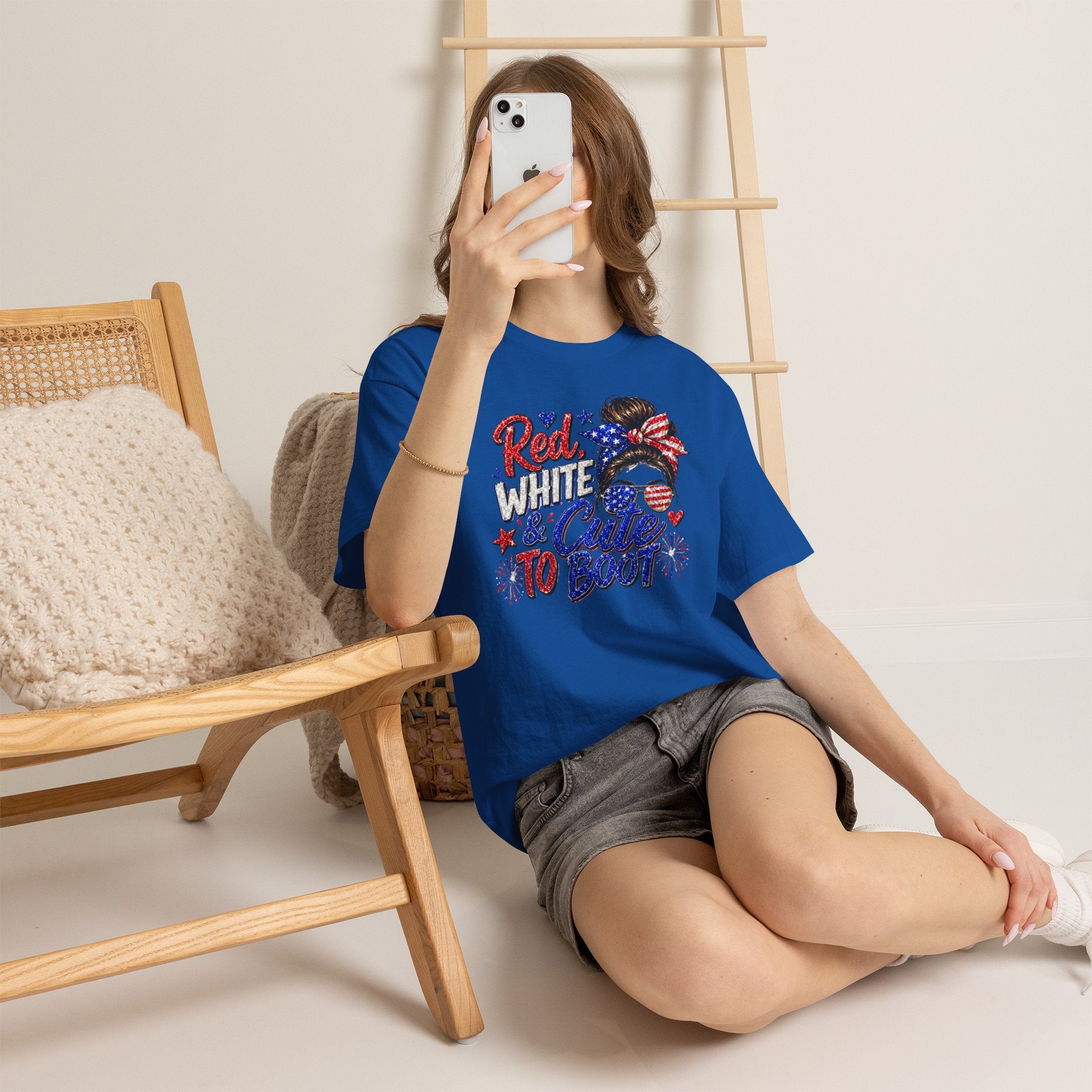 Patriotic 'Red White & Cute To Boot' Tee