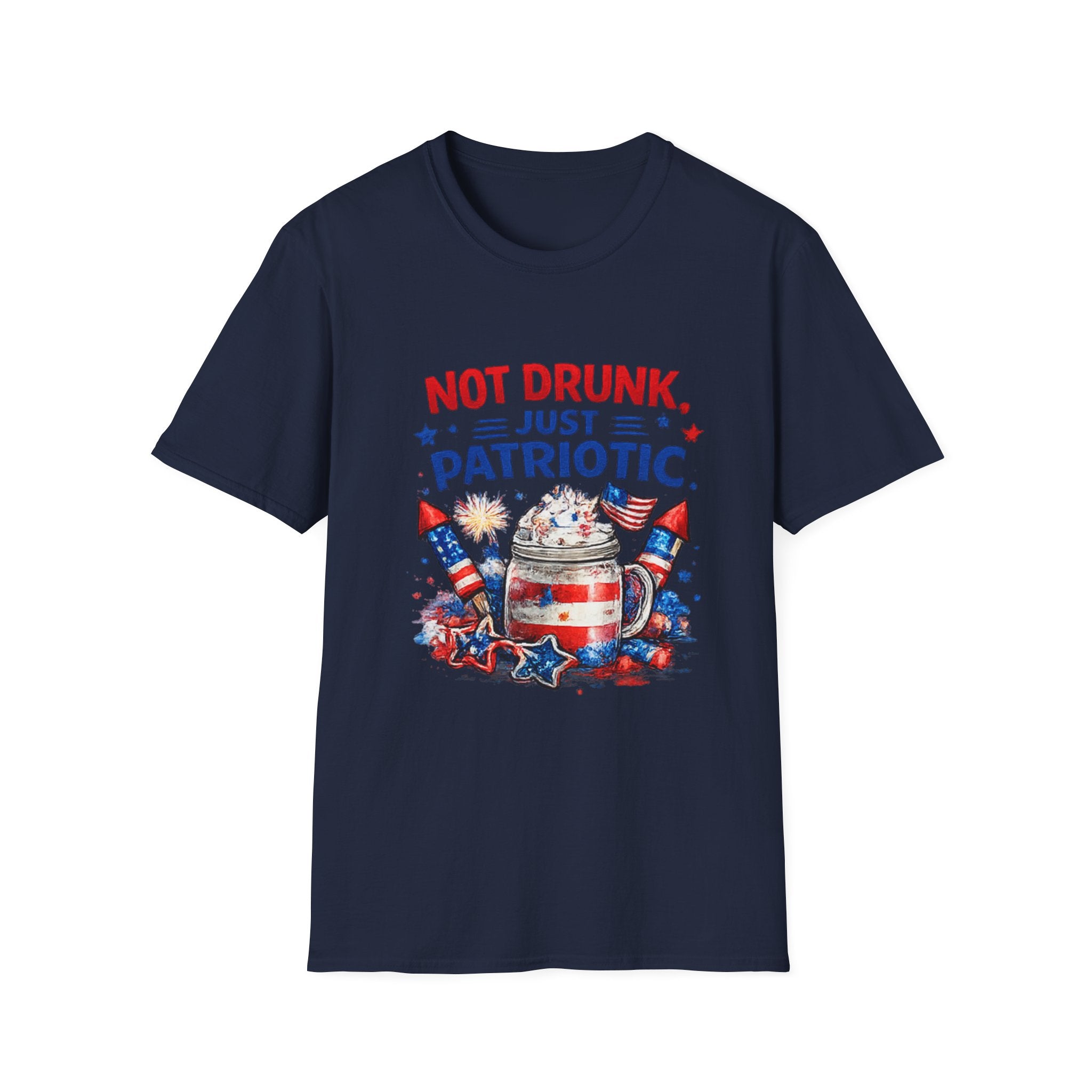 Patriotic 'Not Drunk, Just Patriotic' T-Shirt