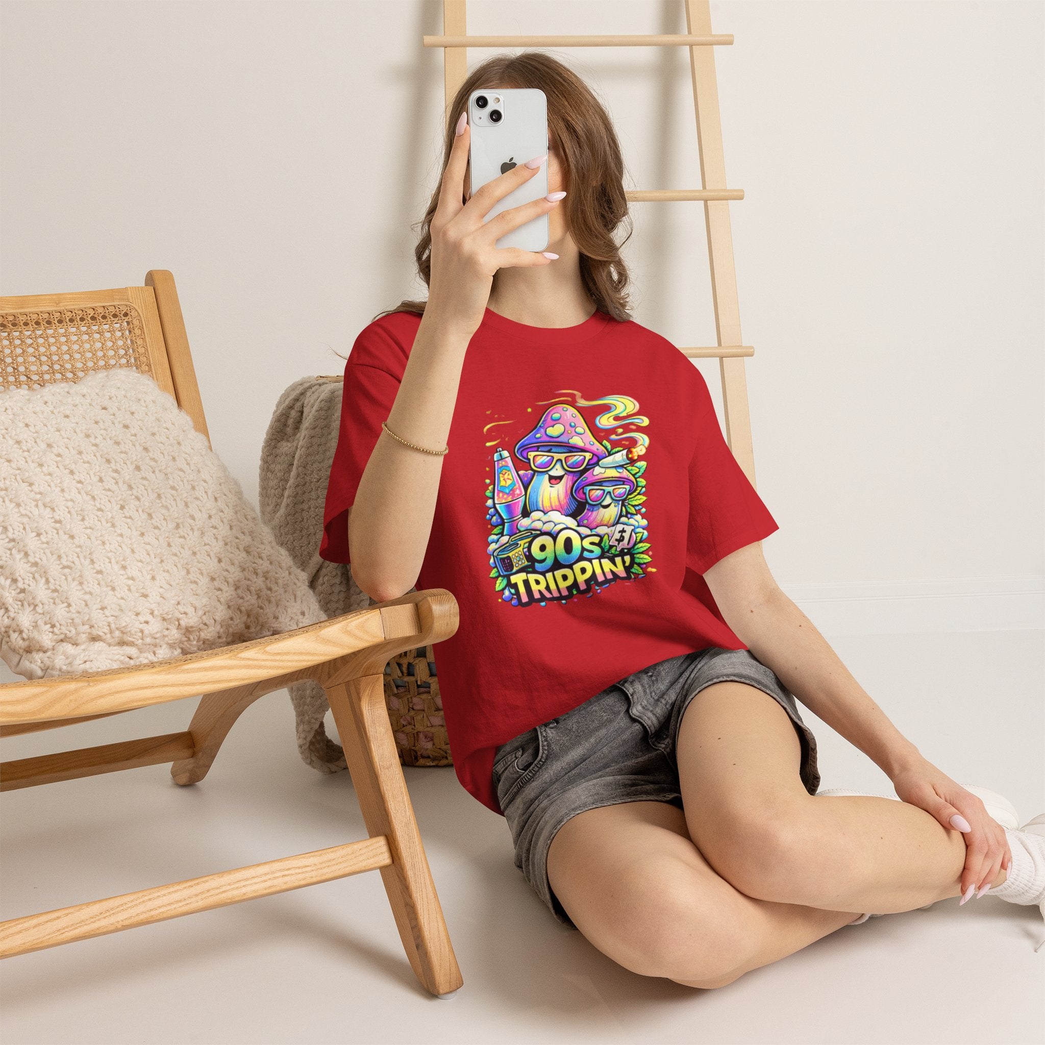 90s Trippin' Mushroom Tee