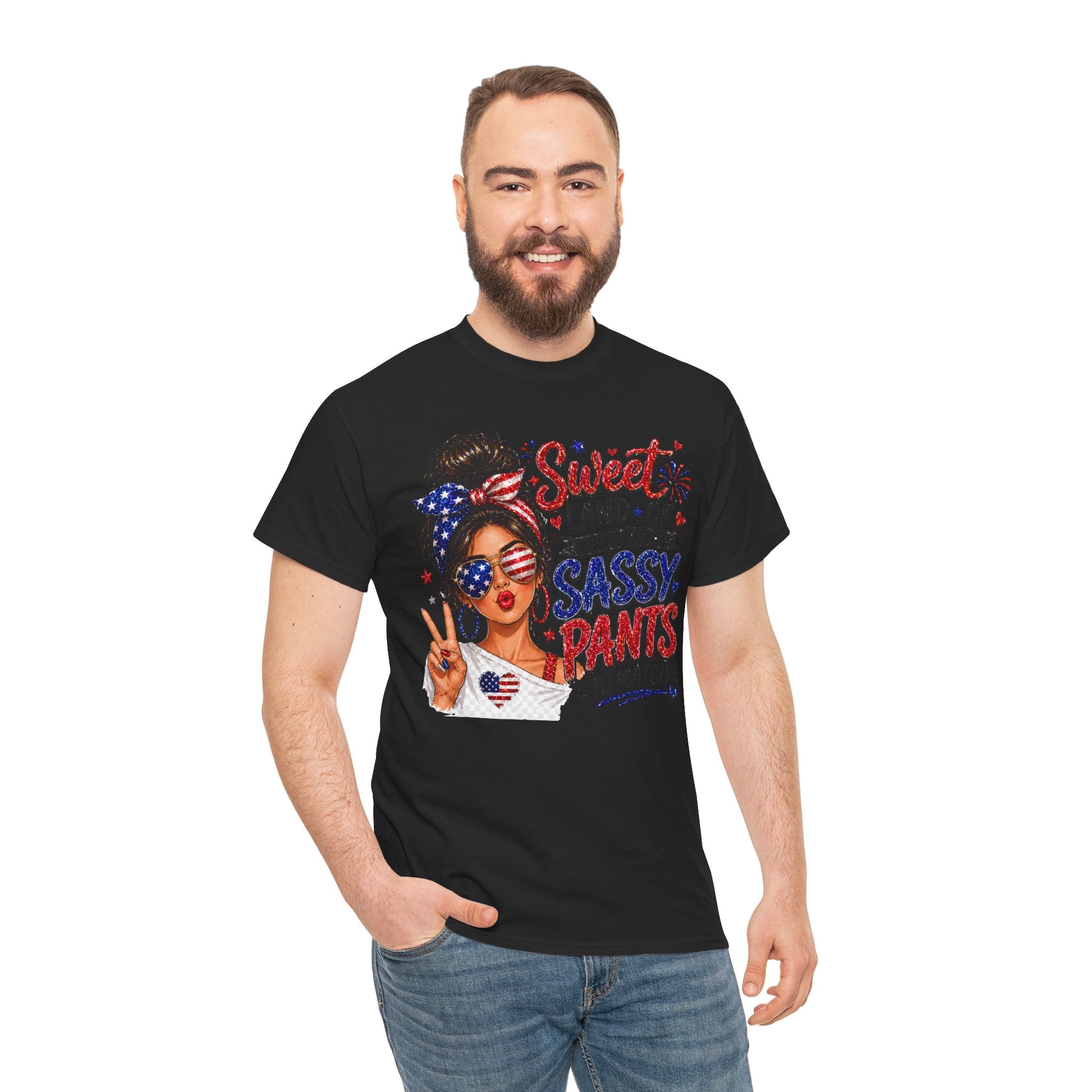 Patriotic 'Sweet Land of Liberty' Sassy Pants Tee