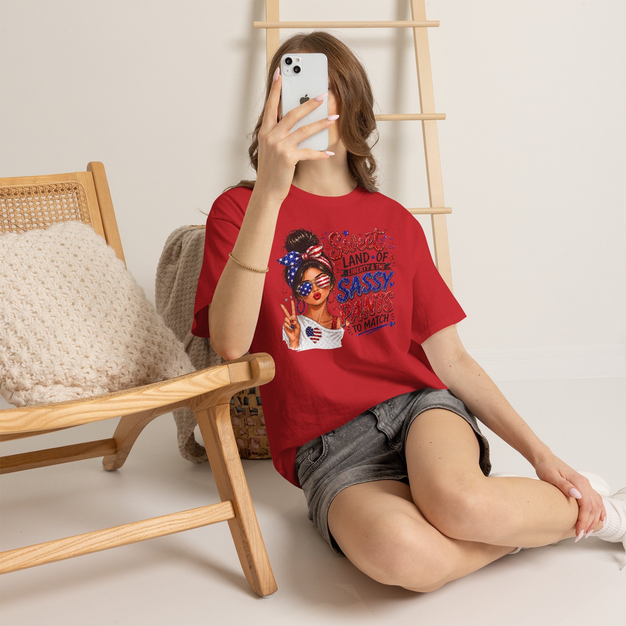Patriotic 'Sweet Land of Liberty' Sassy Pants Tee