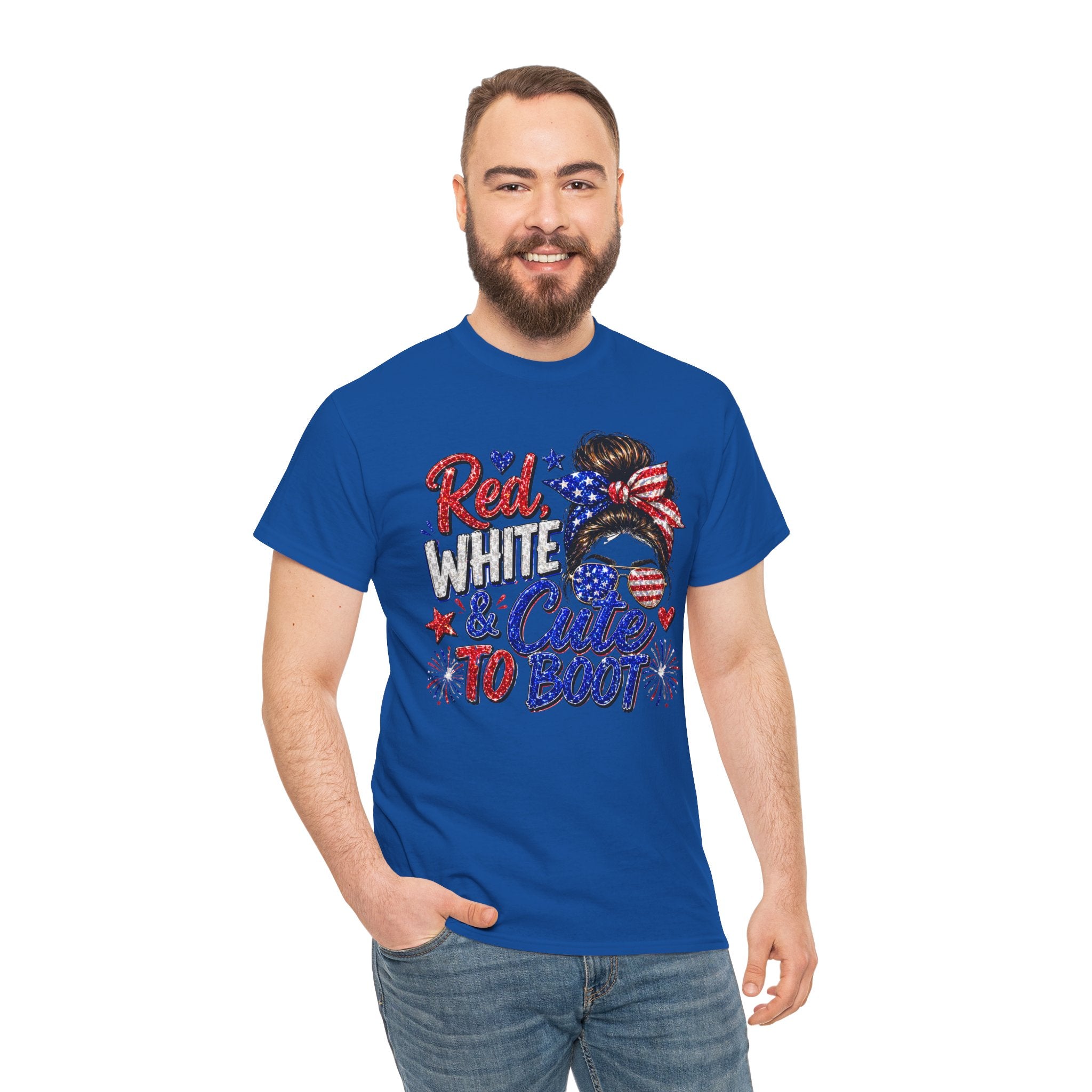 Patriotic 'Red White & Cute To Boot' Tee