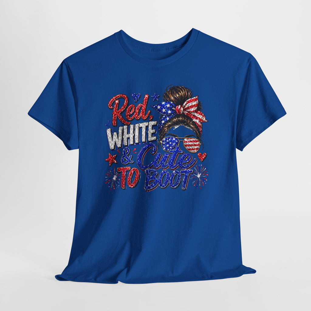 Patriotic 'Red White & Cute To Boot' Tee