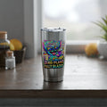 20oz Tumbler — Colorful Vagabond Travel Cup with 'Vagabond' Adventure Artwork