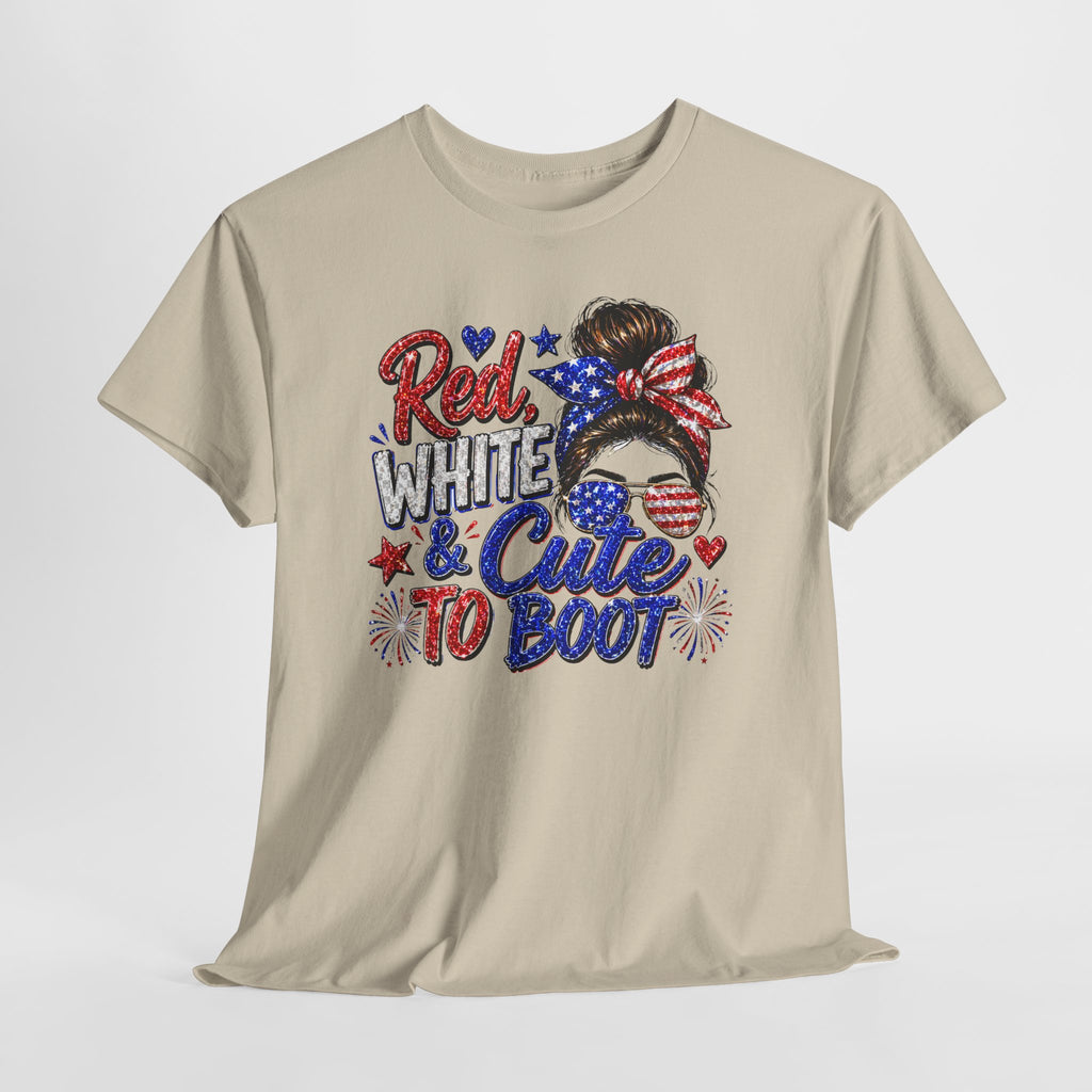 Patriotic 'Red White & Cute To Boot' Tee