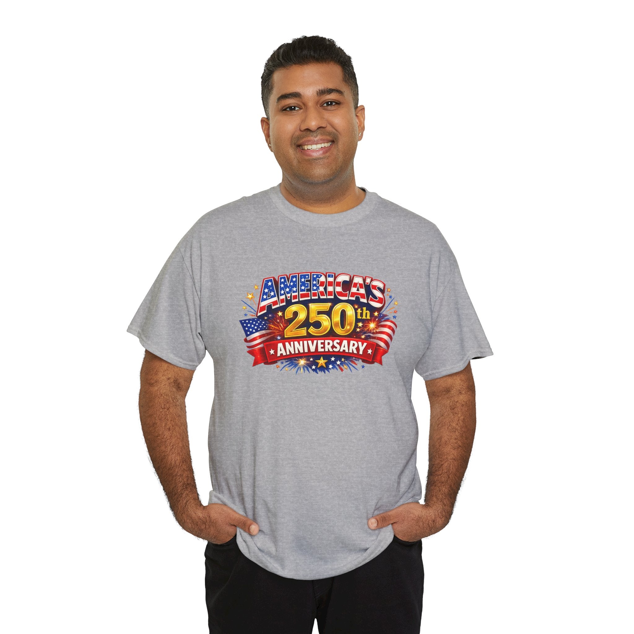 America's 250th Anniversary T-Shirt — Patriotic 4th of July Tee