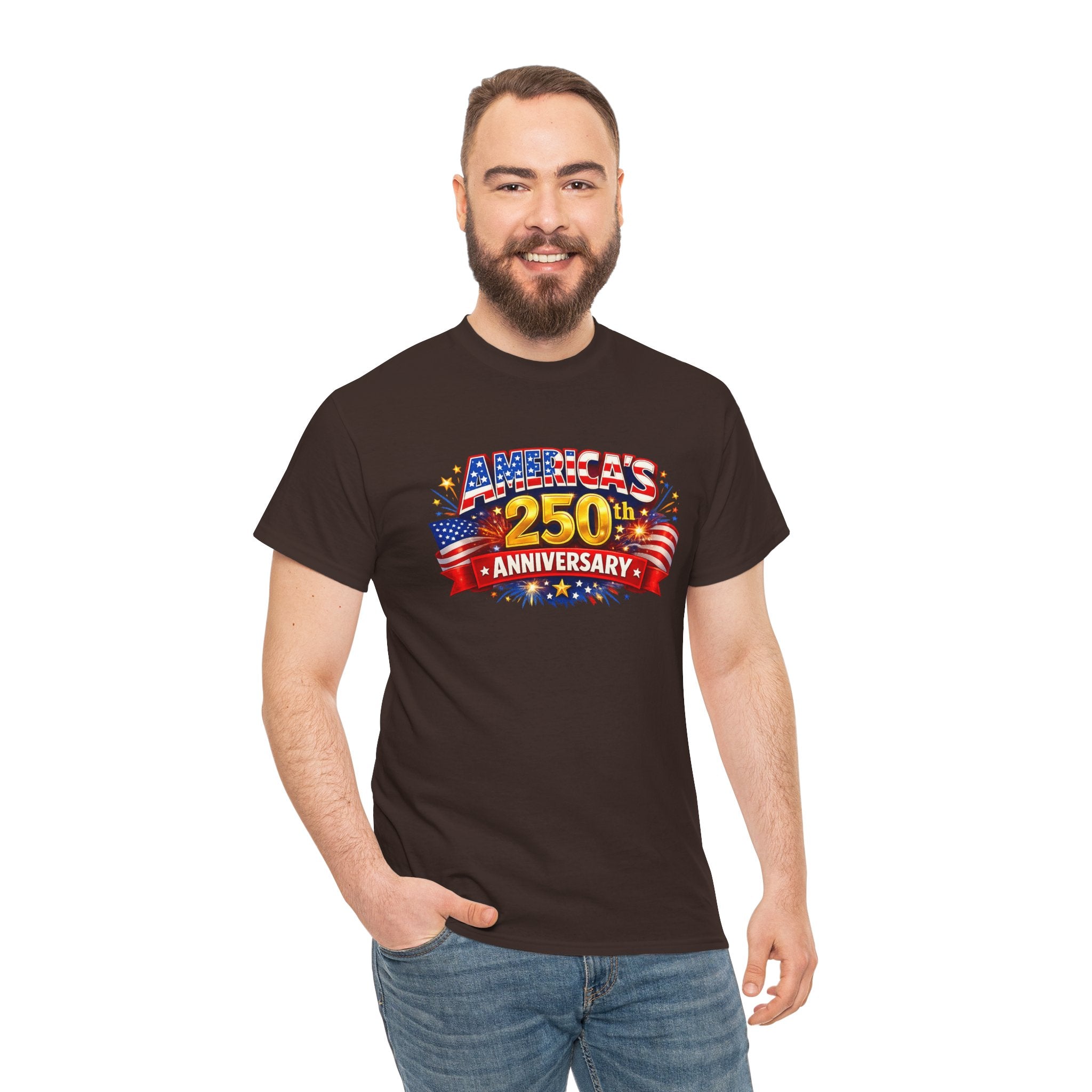 America's 250th Anniversary T-Shirt — Patriotic 4th of July Tee