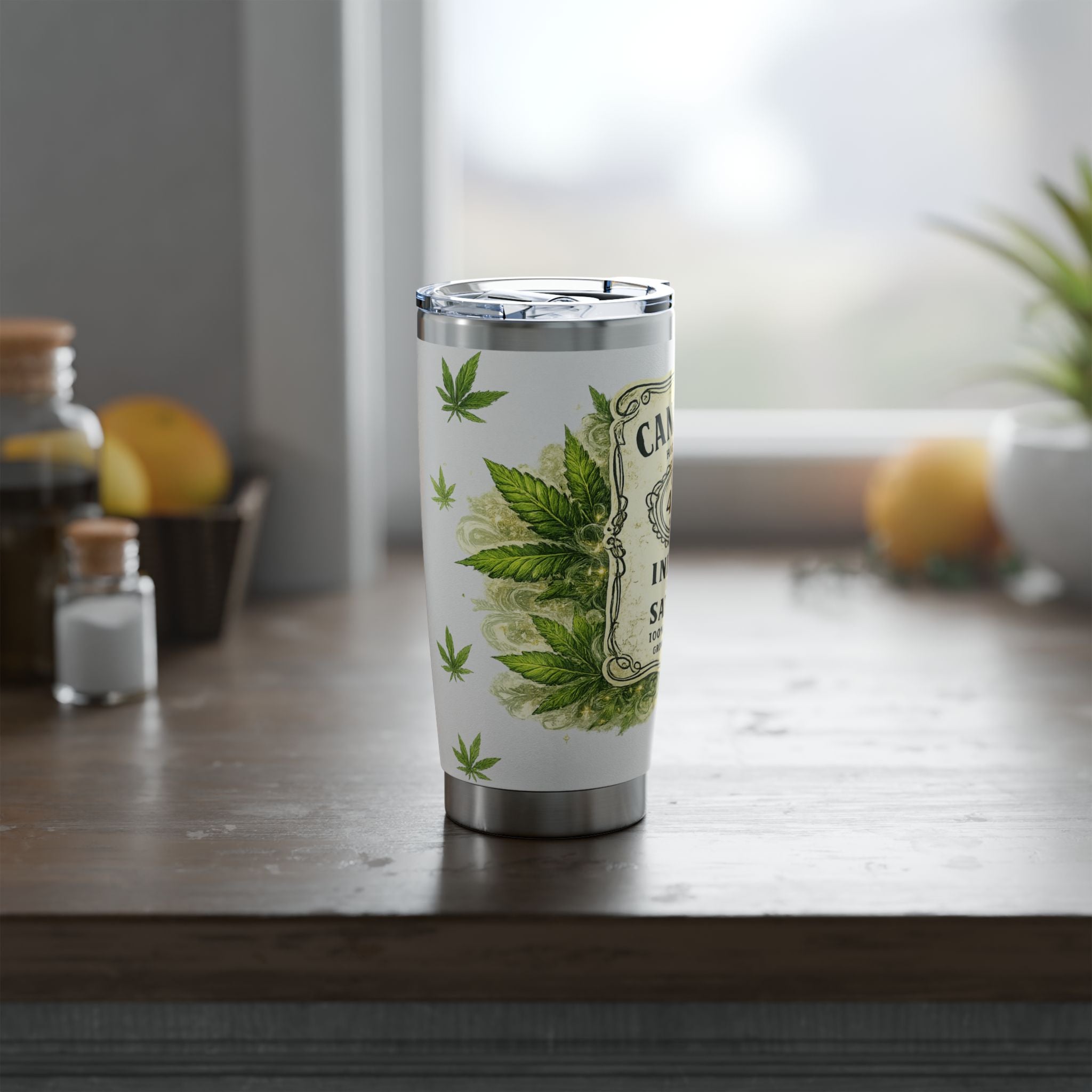 Cannabis 420 Tumbler — 20oz Insulated Vagabond Travel Cup