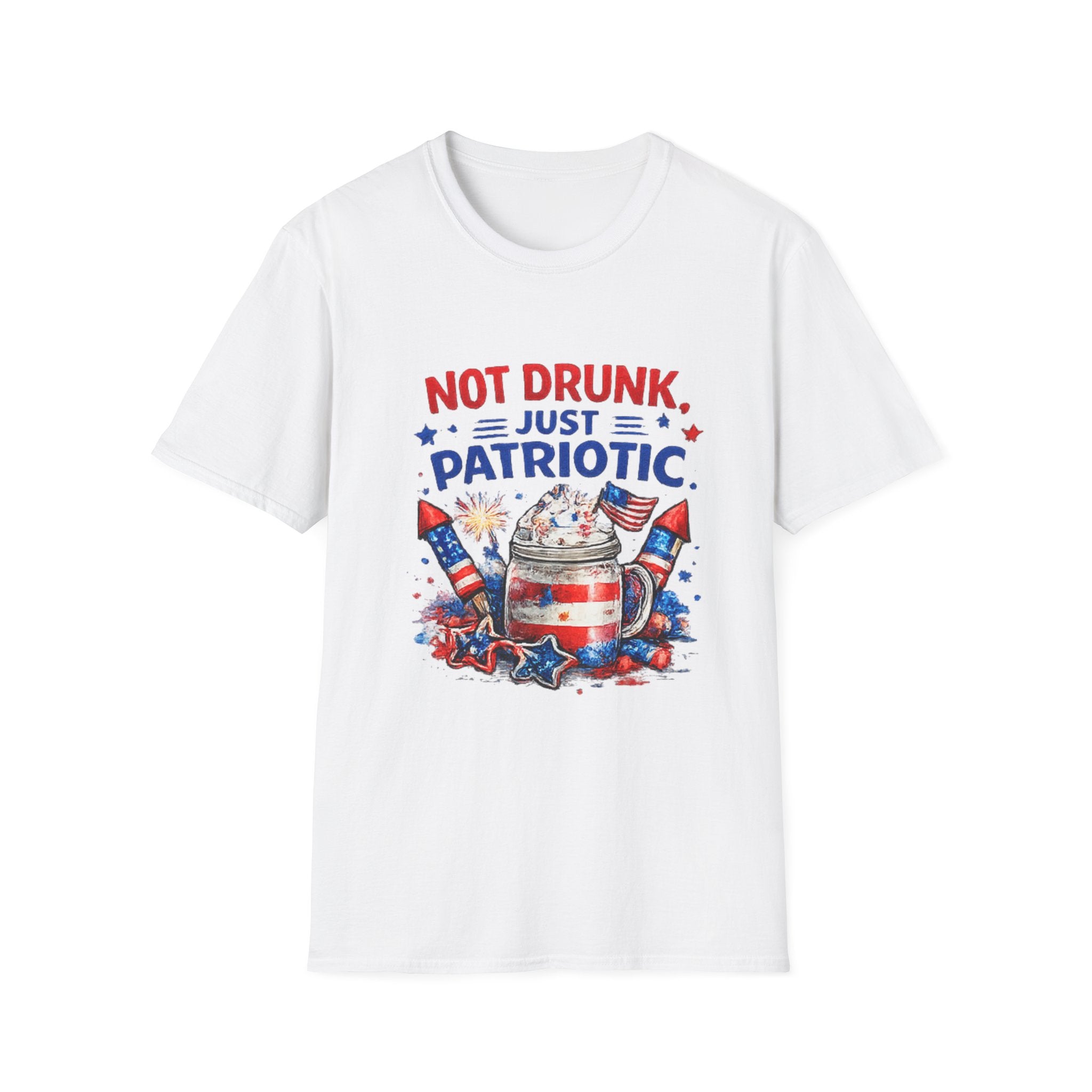 Patriotic 'Not Drunk, Just Patriotic' T-Shirt