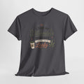 T-Shirt — "I Take My Vitamins Regularly, Sometimes They're Leafy" Funny Cannabis Coffee Tee